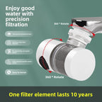 360� Rotating Faucet Splash Guard with Water Filter