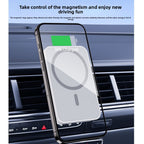 Magnetic Wireless Car Charger Holder 15W Fast Charging