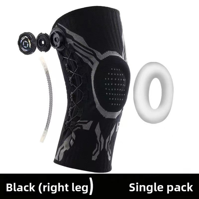 Adjustable Knee Support Brace with Spring and Silicone