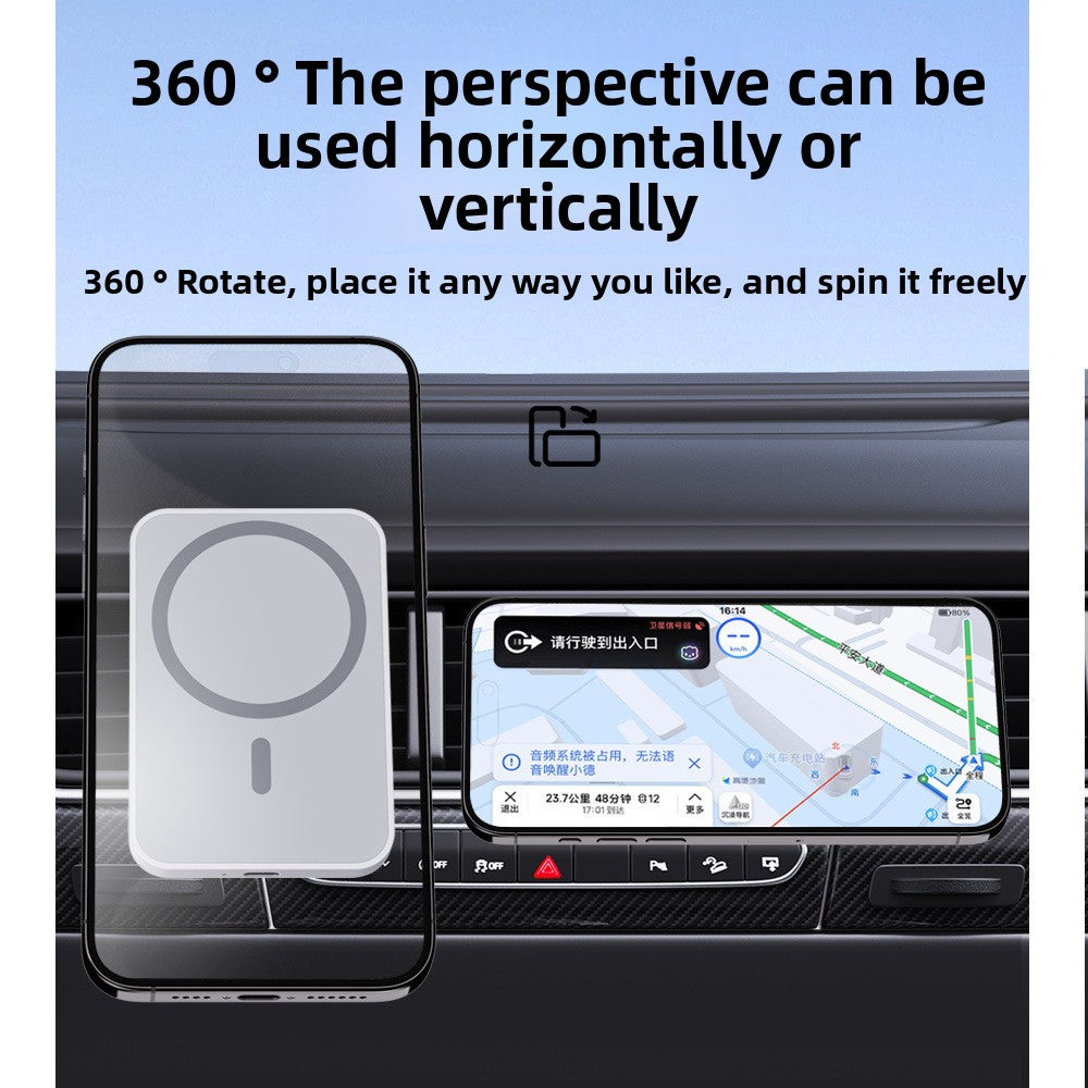 Magnetic Wireless Car Charger Holder 15W Fast Charging