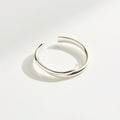 Luminous Sterling –Finish Minimalist Bangle